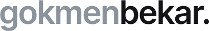 gokmenbekar - Logo Dark